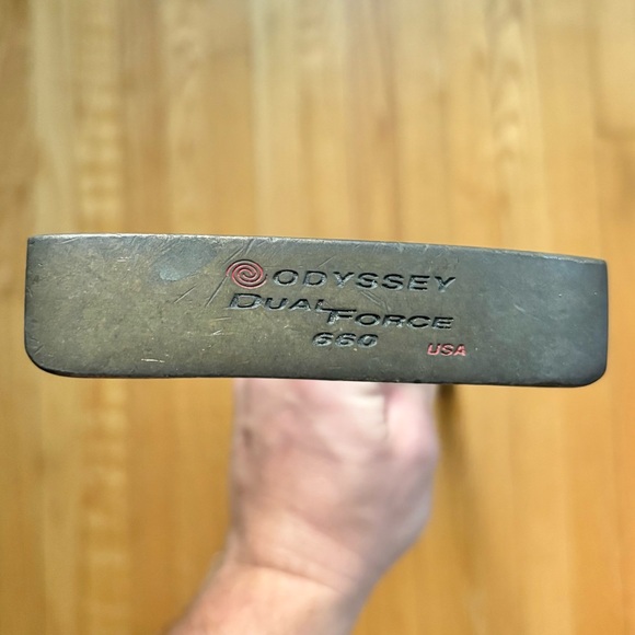 Odyssey Dual Force Brass 660 Blade Putter 36" Right Handed RH Good Grip - Picture 1 of 6